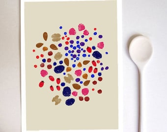 Kitchen print - Berries & Nuts 2  / high quality fine art print