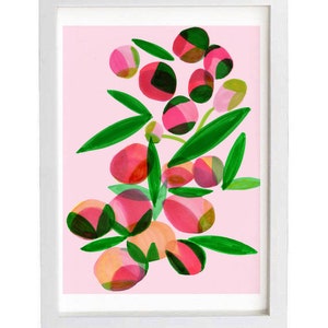 Pink peonies - flower art print 11"x15 - archival fine art giclée print