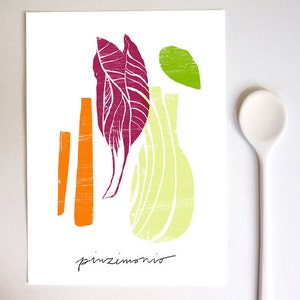 Pinzimonio Raw Vegetable Italy Art Print / high quality fine art print