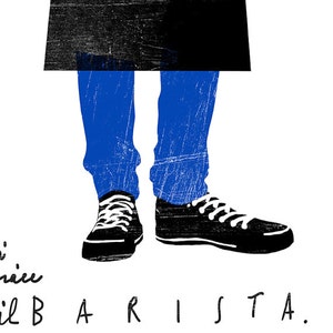 Barista Poster print 20 x 27 archivering fine art giclée print afbeelding 4