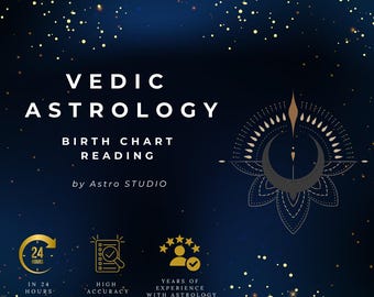 Personalized Birth Chart Reading | Detailed Career, Love & Spiritual Forecast | Fast PDF Report