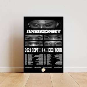 Carti Tour 2023 Poster UK / Album Cover Poster / Wanddekoration / Poster Design / Musik Poster / Musik Fan Art