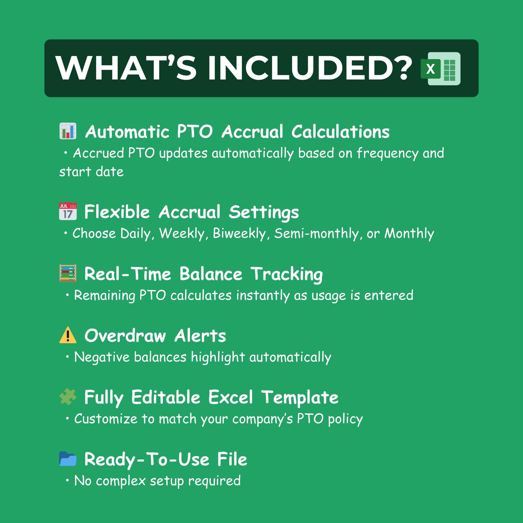Pto Tracker Spreadsheet Employee Vacation Template Excel Accrual ...