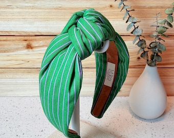 Green Knotted Headband