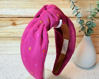 Pink Knotted Headband