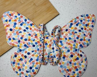 Rainbow Polka Dots Butterfly Wings