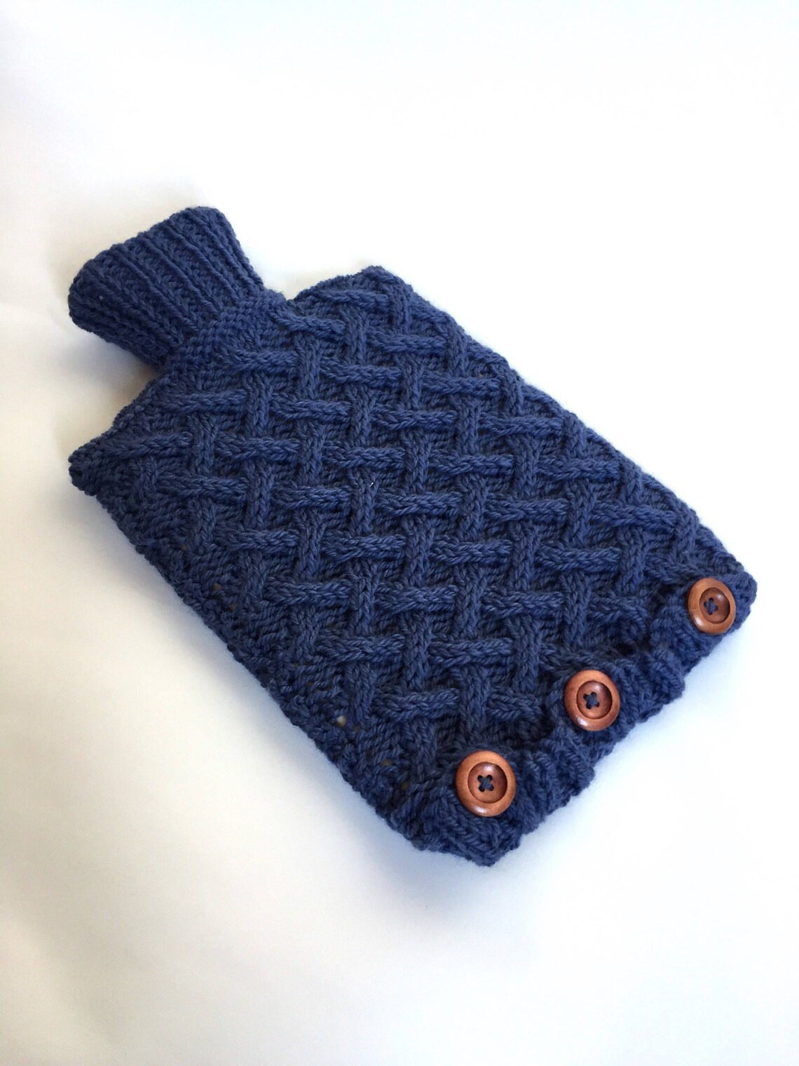 Hand Knitted Hot Water Bottle Cover with two litre hot water Etsy