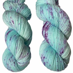 sock yarn hand dyed 100g skien