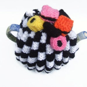 tea cozy cosie knitting pattern for allsort cosie image 2