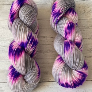 sock yarn hand dyed 100g skien