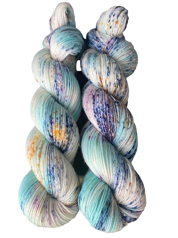 Hand dyed sock yarn cheap etsy