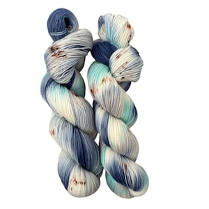 sock yarn hand dyed 100g skien