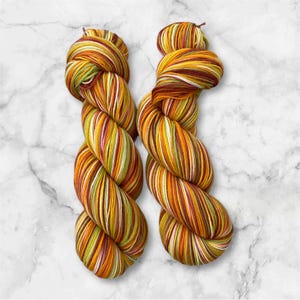 sock yarn hand dyed 100g skien