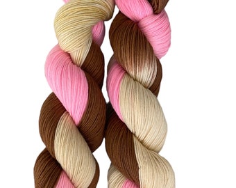 sock yarn hand dyed 100g skien