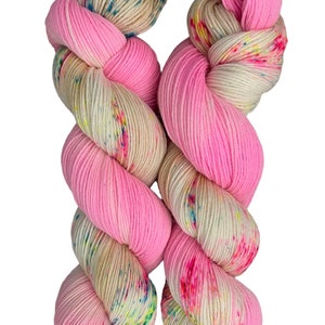 sock yarn hand dyed 100g skien