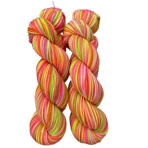 sock yarn hand dyed 100g skien