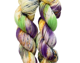 sock yarn hand dyed 100g skien