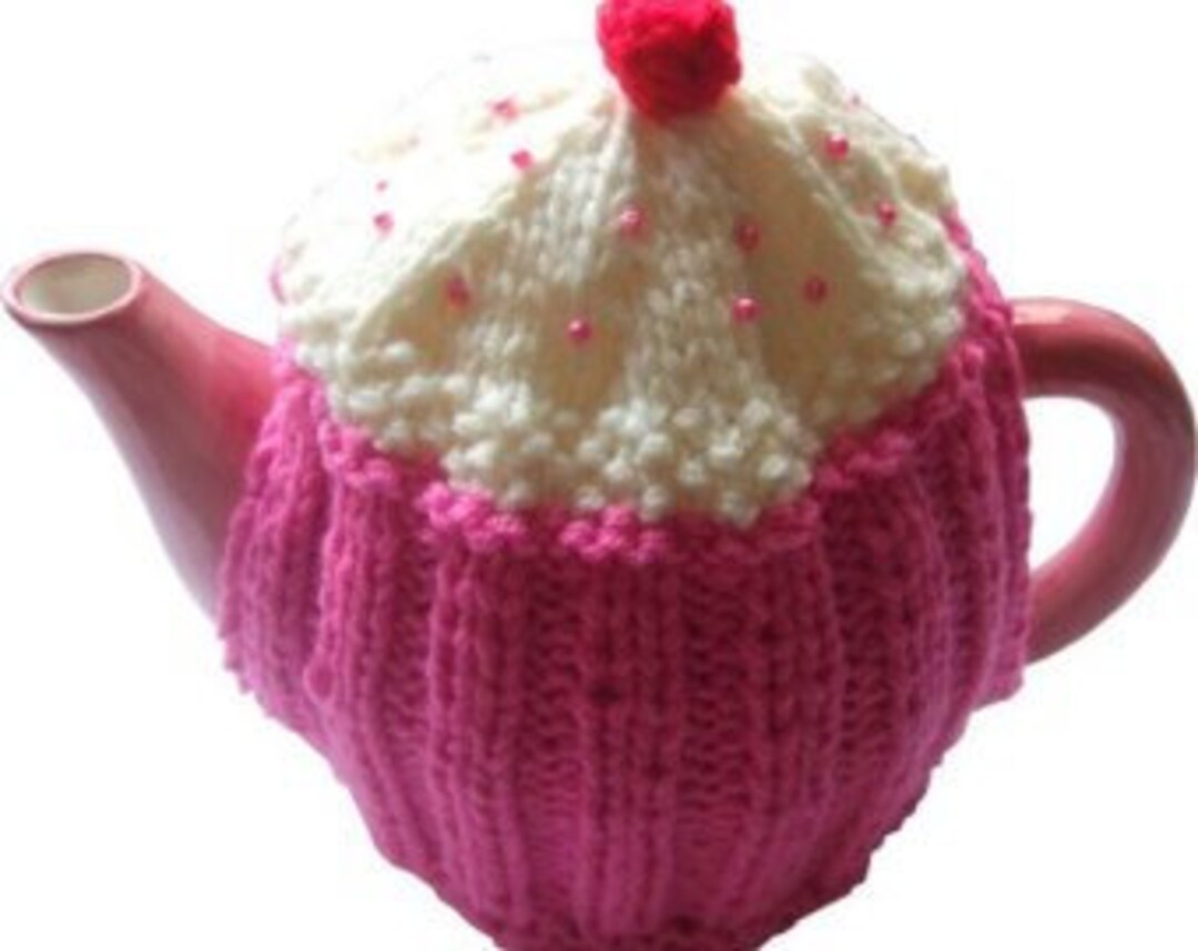 Cupcake Tea Cosy Cosie Knitting Pattern Pdf File Uk Seller Etsy