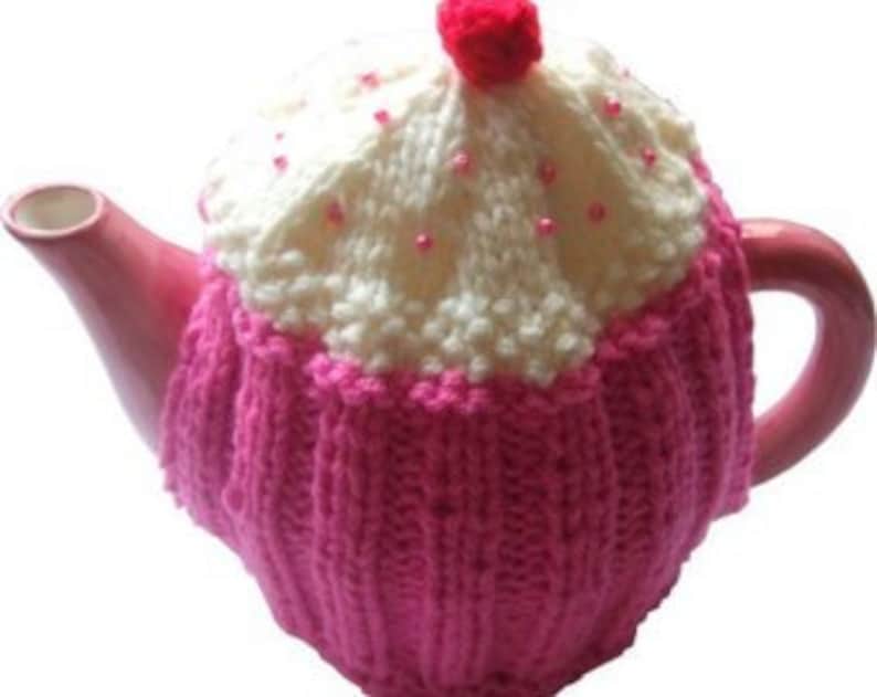 Cupcake Tea Cosy Cosie Knitting Pattern Pdf File Uk Seller Etsy