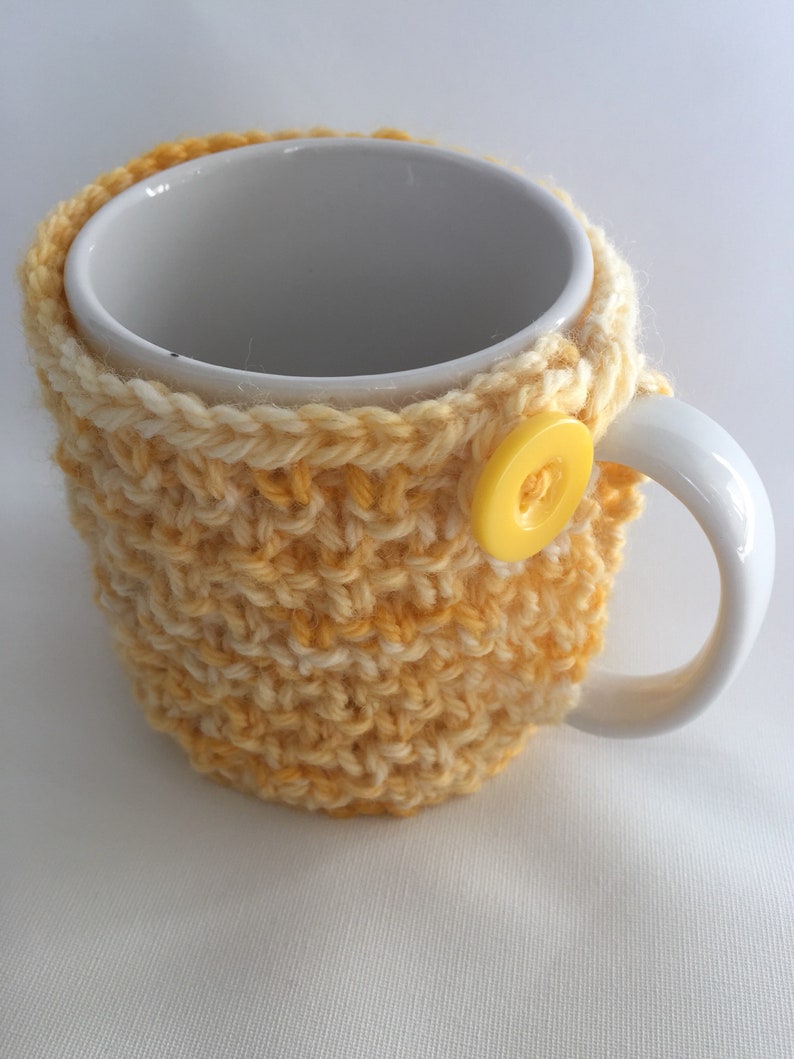 Mug Warmer Knitting Pattern cozy cup warmer pdf file Etsy