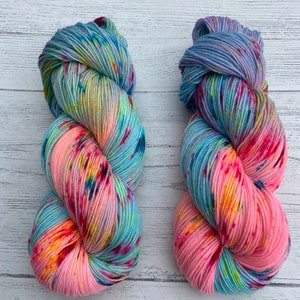 sock yarn hand dyed 100g skien