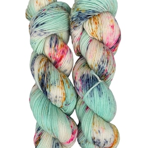 sock yarn hand dyed 100g skien