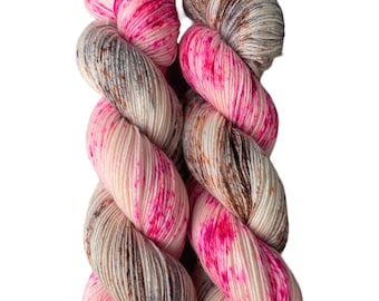 sock yarn hand dyed 100g skien