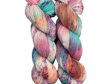 sock yarn hand dyed 100g skien