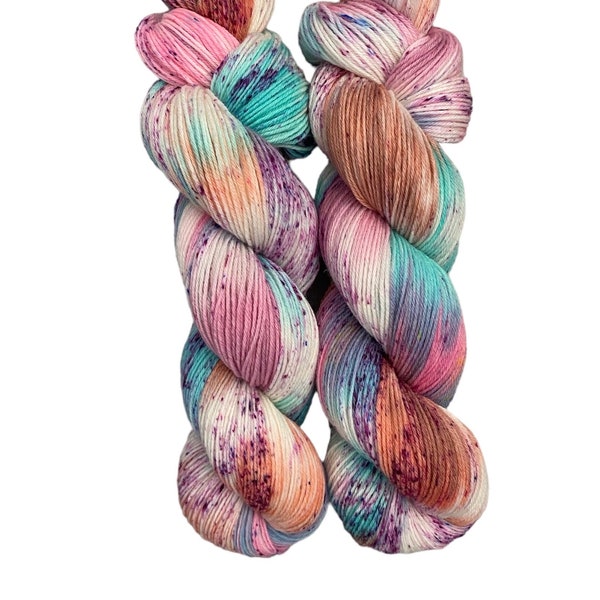 sock yarn hand dyed 100g skien