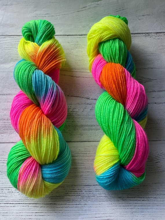 Hand dyed 2024 sock yarn etsy