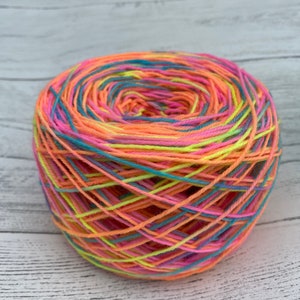 Yarn winding service, yarn caking ,yarn cake,yarn ball,hand dyed yarn cake , caked yarn image 1