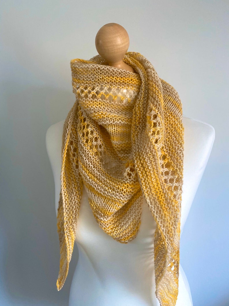 Shawl knitting kit Etsy