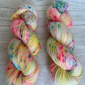 sock yarn hand dyed 100g skien