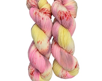 sock yarn hand dyed 100g skien