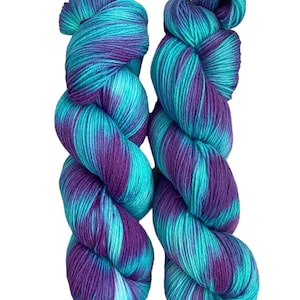 sock yarn hand dyed 100g skien