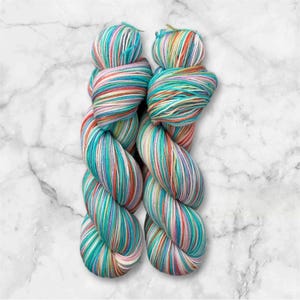 sock yarn hand dyed 100g skien