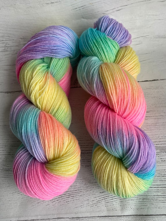Hand dyed sock yarn etsy discount
