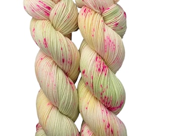 sock yarn hand dyed 100g skien