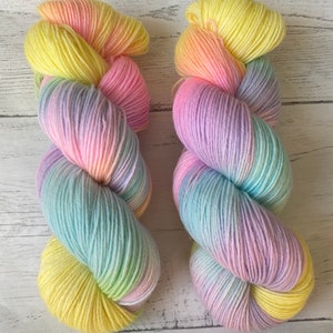 sock yarn hand dyed 100g skien