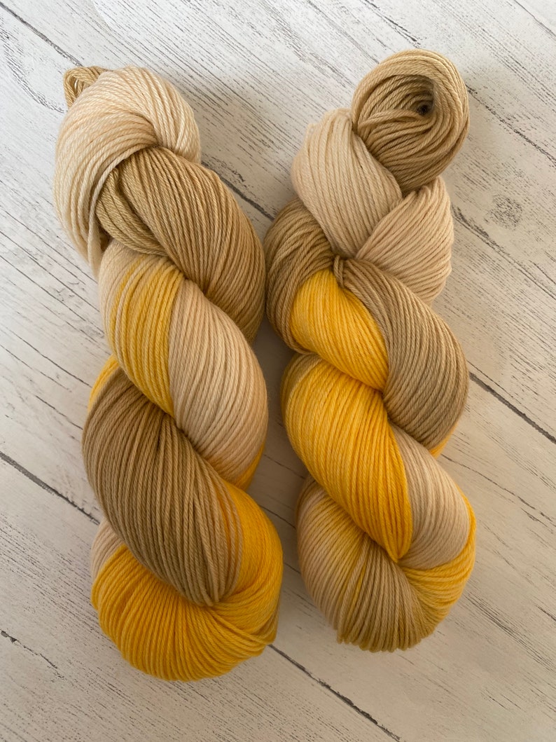 Hans dyed yarn Hand Dyed Sock Yarn dk sock yarn Etsy