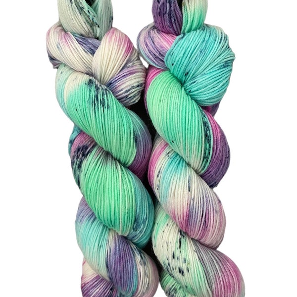 sock yarn hand dyed 100g skien