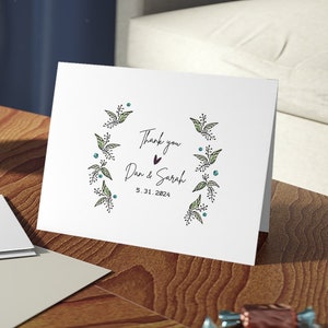 Gepersonaliseerde bruiloft briefpapier set, gepersonaliseerde notitiekaart set, klassiek briefpapier, aangepaste bruids douche, paren bruiloft briefpapier cadeau