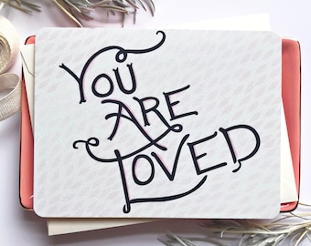 Father's Day Card - You Are Loved - Encouragement Card - Love Card - Get Well Card - Appreciation Card - Empathy Card - Husband - Partner