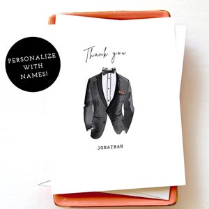 Tarjetas de agradecimiento personalizadas para padrinos de boda, regalo para la fiesta de bodas, agradecimiento para el padrino de boda, propuesta para el padrino de boda, gracias por estar presente, agradecimiento para la boda