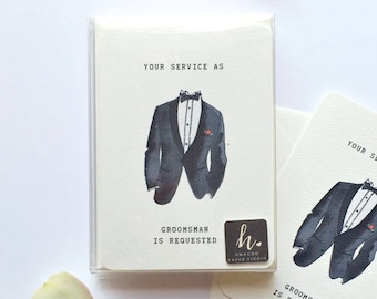 Groomsmen proposal card, Will you be my groomsman, Will you be my Best Man, Groomsman Proposal, best man invitation, Choose your set