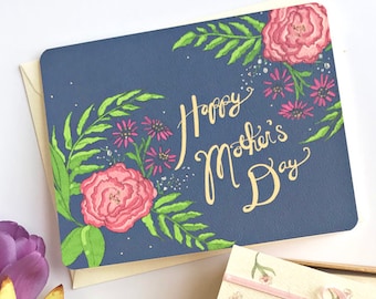 Mothers Day Card Floral - Mothers Day Cards - Floral Mothers Day Card - Happy Mothers Day Card - Happy Mothers Day - Mother's Day Gift