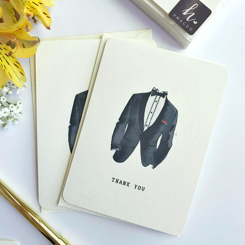 Thank you Groomsmen cards, Groomsmen Thank You Cards, Thank You For Being My Groomsman, Groomsmen Box, Groomsman Gifts, Wedding Party Gift image 2