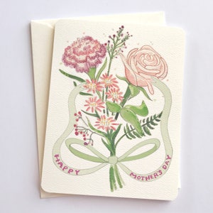 Mothers Day Card Floral Mothers Day Cards Flower Card for Mom Mother's Day Card Mothers Day Gift Happy Mother's Day image 2