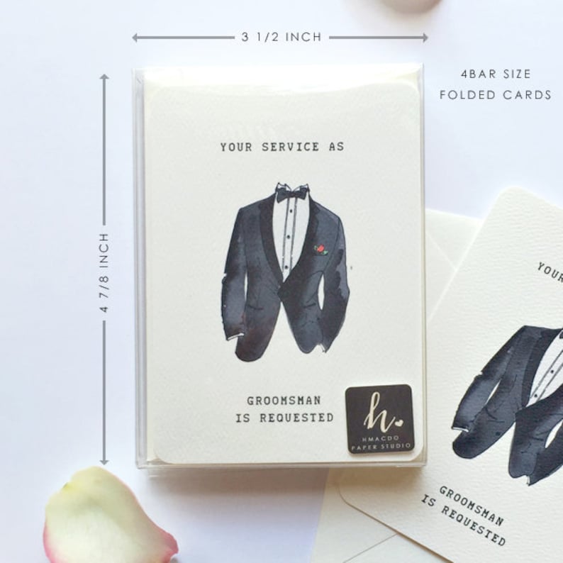 Groomsmen proposal card, Will you be my groomsman, Will you be my Best Man, Groomsman Proposal, best man invitation, Choose your set image 5