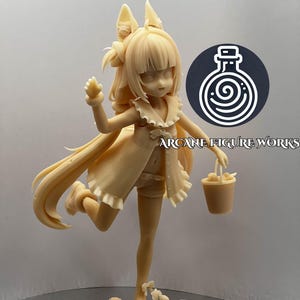 Sameko Saba Garage Kit – Indie Vtuber Fan Model (Pre-Sanded, Unpainted & Unassembled)
